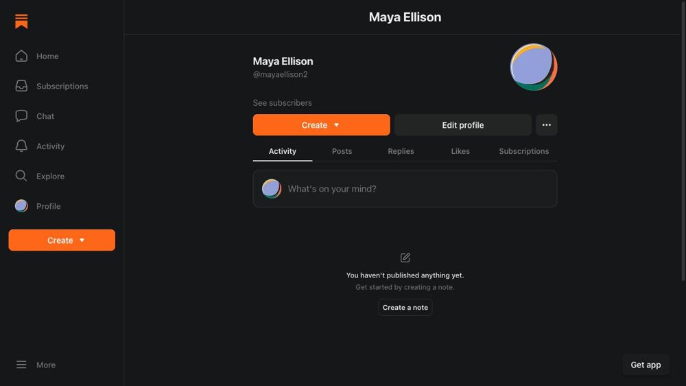 Your profile